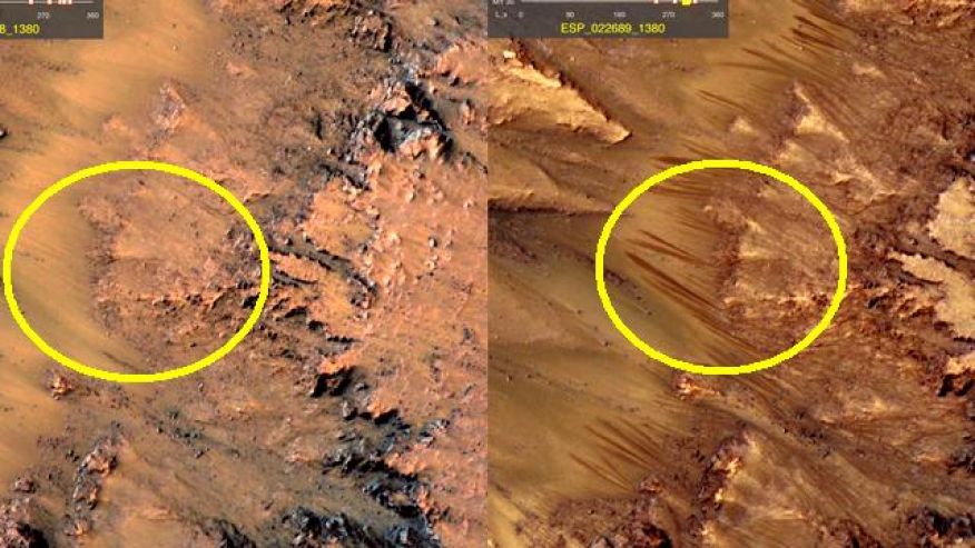 Nasa scientists find evidence of flowing water on Mars 